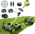 Versatile 4-in-1 Cordless Lawn Mower — Lightweight Push Mower with Detachable Wheels